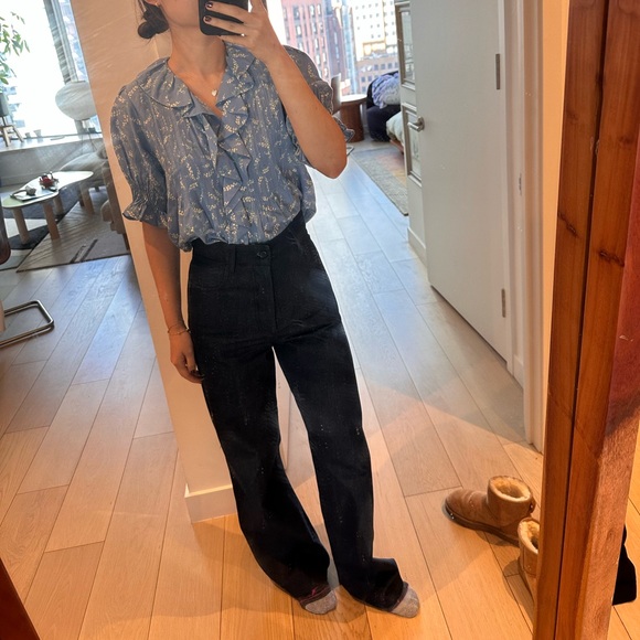 NWOT Doen Henri Top Bluebell Ballad Size S - Picture 3 of 8